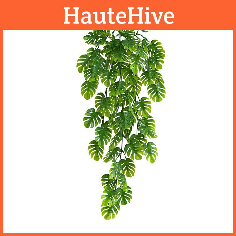 Artificial Monstera Deliciosa Plant With Hanging Decoration For Indoor Spaces