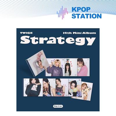 (+shop Gift) TWICE - 14th Mini Album [STRATEGY] (Step4 Ver.) [Random Version]