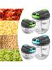 1PC 111/911ml Succulent Meat Grinder, Garlic Chopper, Onion Chopper, Vegetable Chopper, Rotating Kitchen Cooking Accessories