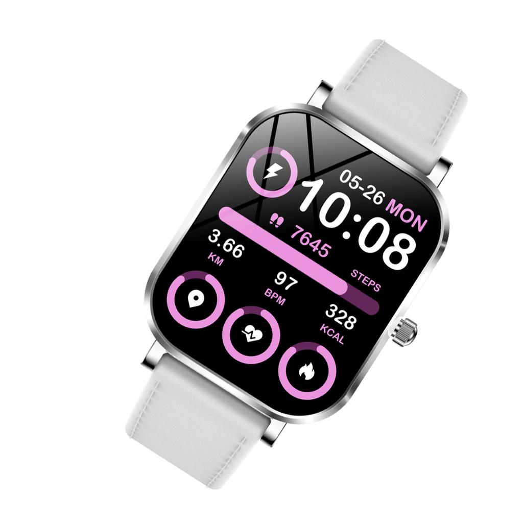 Women S Smart Sports Watch with Metal Body 1.75 Display Support Calls Health Monitoring