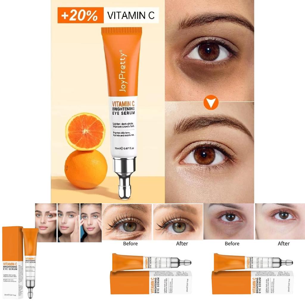 Vitamin C Brightening Eye Serum For Dark Circles Puffiness And Fine Lines In 20ml