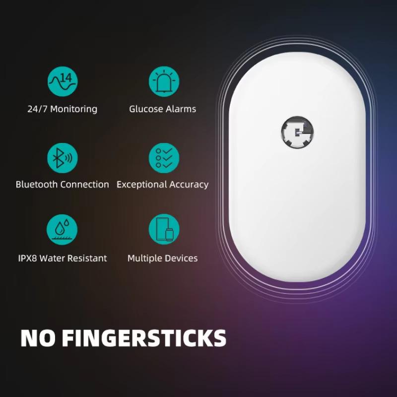 Silikonbasierter intelligenter kontinuierlicher Glukosemonitoringsensor für den Heim- und medizinischen Gebrauch