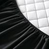 100%Waterproof Mattress Cover Thick Solid Color Bed Fitted Sheet Single/Queen/King 135X200Cm 160X200Cm Soft Bed Cover