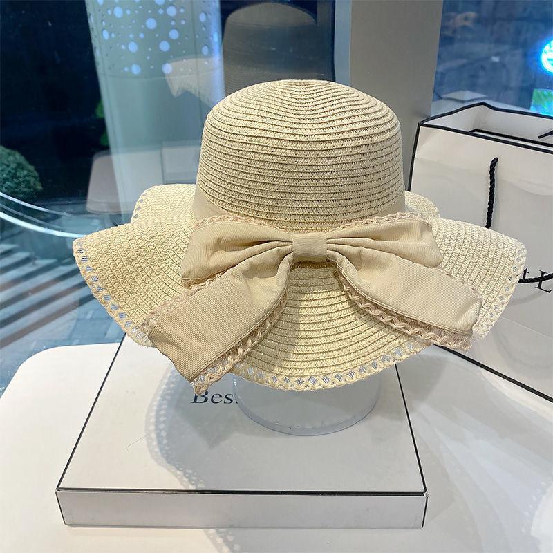 Fashionable Straw Hat for Women with Large Brim Summer Women's Fisherman's Fashion Seaside Beach