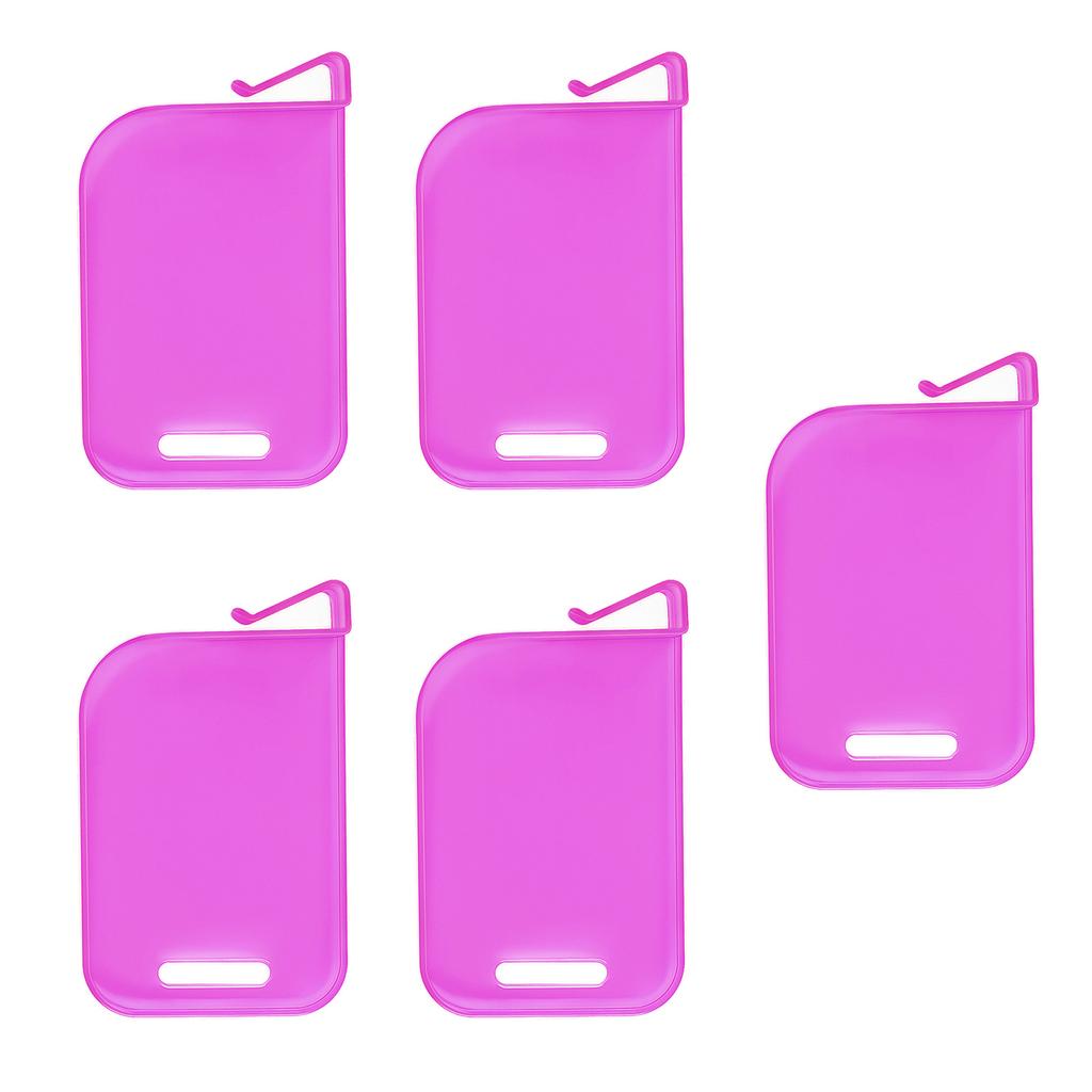 5Pcs Plastic Trading Card Box Baffle Clip Card Spacer Storage Classification Barrier Plate Clip Storage Partition Board