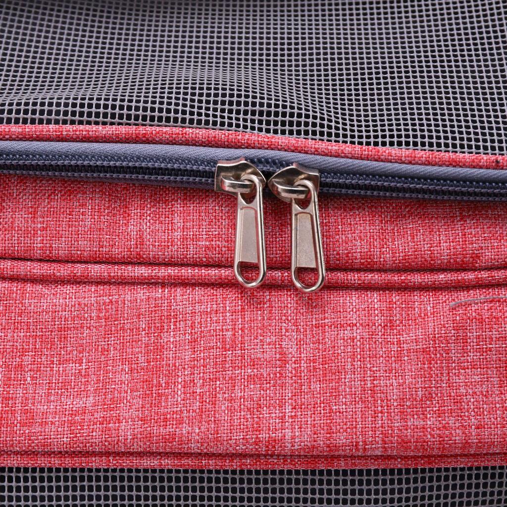 Durable PVC Portable Pet Carrier for Cats & Dogs - Stylish and Sturdy