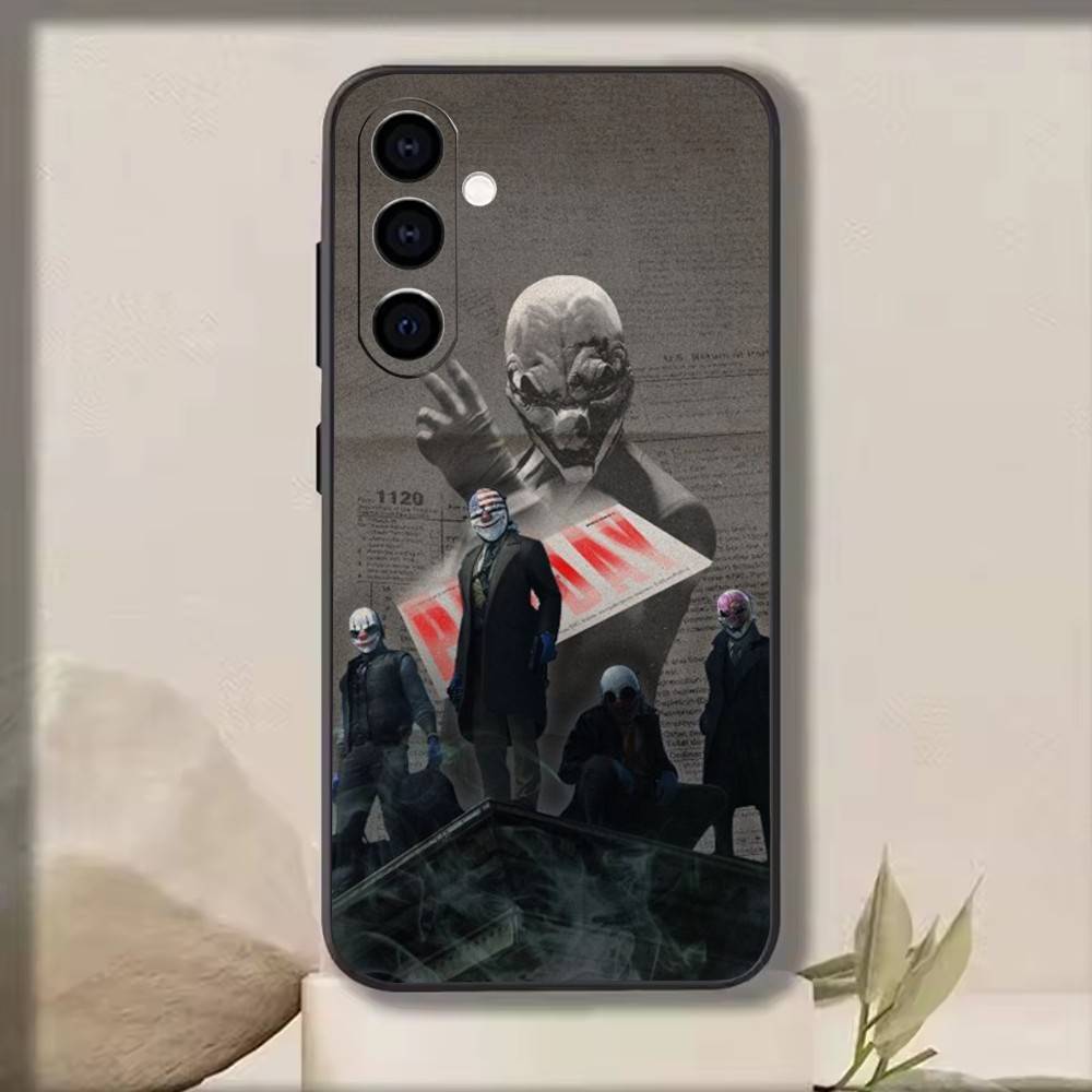 Payday   Phone Case For Samsung Galaxy A73,A72,A71,A70,A53,A52,A51,Others Soft Black Cover