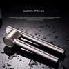 Stainless Steel Garlic Press Manual Garlic Crusher Handheld Garlic Mincer Kitchen Tool with Ergonomic Handle and Easy Clean Design