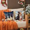 Asuna Sword Art Online Progressive Pillow Case Double Sided Comfort Pillow Cover Fit Car Sofa Bedroom & Other Scenes