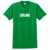 DRUNK T-Shirt White Funny Irish Green Saint Patrick's Day Drinking Shirt S-5XL