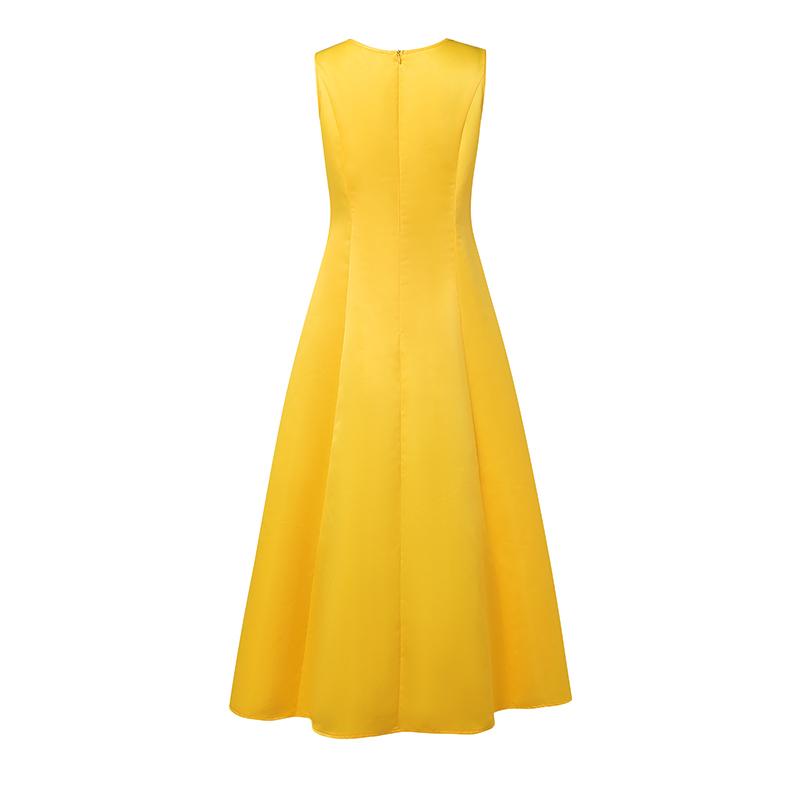 ZANZEA Women Summer U-Neck Casual Sleeveless A-line Long Dress