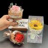 Scatola Regalo Trasparente Plastica Mini Confezione Mazzo di Fiori Trasparente PVC Scatole Bomboniere Scatole Confezionamento Caramelle Cioccolato Forniture per Feste