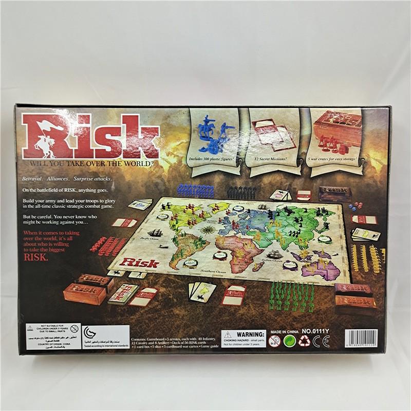 Classic RISK Board Game: Interactive English Card Edition