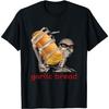 XWDHMHFE Garlic Bread Funny Cool Skeleton Meme T-Shirt