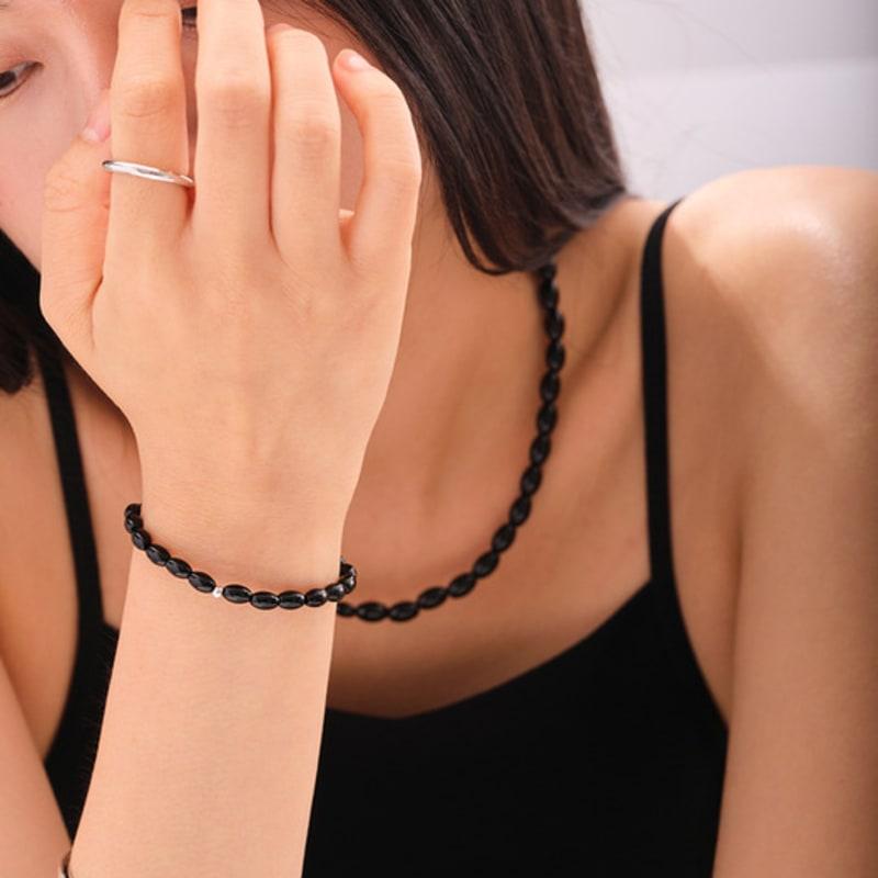 cotoit Black Berries beads Bracelet