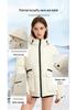 Men's Unisex Hooded White Duck Down Jacket - Casual Style, Cold Protection