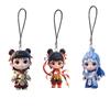 Cartoon Nezha Aobing Figurine Keychain Charm Cartoon Animated Figurine Keychain Bag Charm for Bag Backpacks Phone Charm