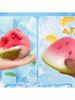 Realistic Watermelon Slice Squishy Toy, Slow Rebound Stress Relief Fidget, Soft Anxiety Relief Squeeze Ball