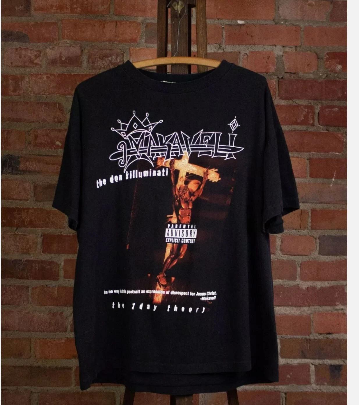 

2pac 90s Makaveli RIP Rap Graphic Shirt Unisex Men Women 4XL