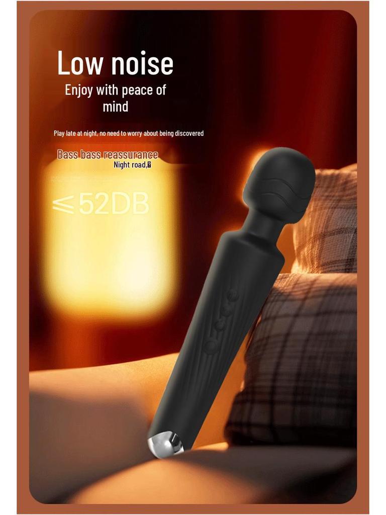 AV Silicone Vibrator for Women: Silent Clitoral Stimulator & Self-Stimulation Massage Stick