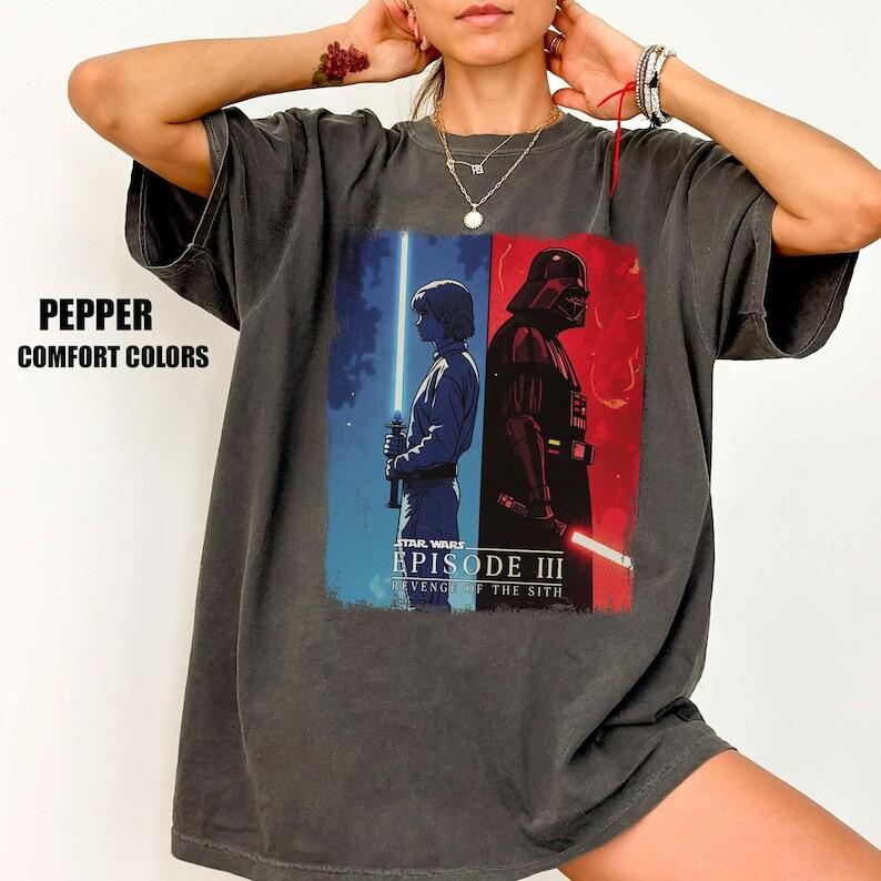 Vintage Revenge of the Sith 20th Shirt Anakin Skywalker Shirt Darth Vader Tee S