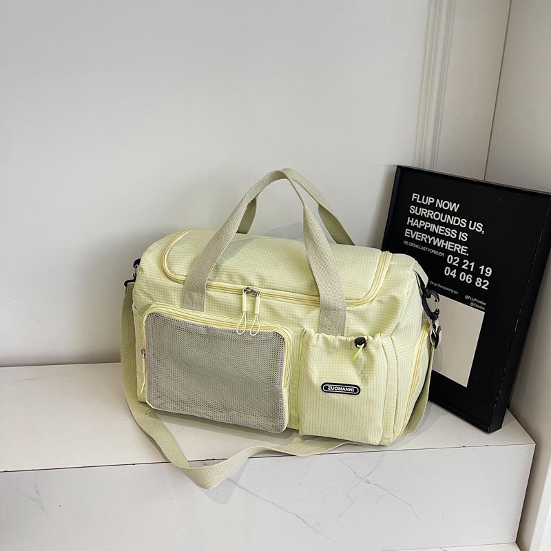 Damska Lekka Torba Fitness o Dużej Pojemności - Separacja Mokra/Sucha na Pływanie, Sporty i Krótkie Wyjazdy