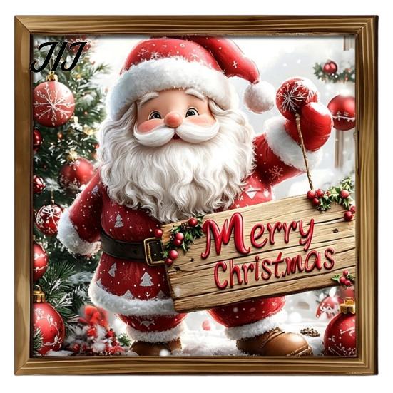 Placa de Boas-Vindas de Natal para Porta da Frente Placa Vintage, Boneco de Neve Papai Noel Gato Preto Decoração de Madeira Fofa Arte de Parede Sala de Estar Corredor, Feriado