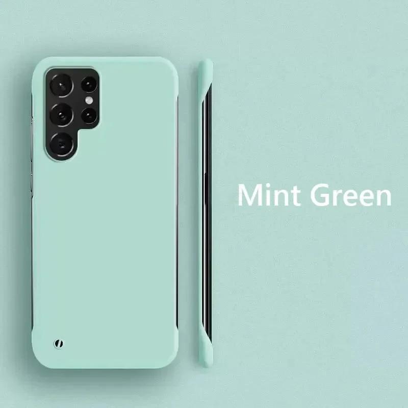 Rahmenlose Dünne Skin Hartschalen-Rückseitenabdeckung Hülle An Für Samsung Galaxy S25 S23 FE S24 Ultra S21 FE S22 Plus 5G Stoßfest Fundas Coque