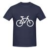 White Bike Bicycle Tshirt Japanese Fresh Tshirt Fitness Leisure Travel Musthave Short Sleeve