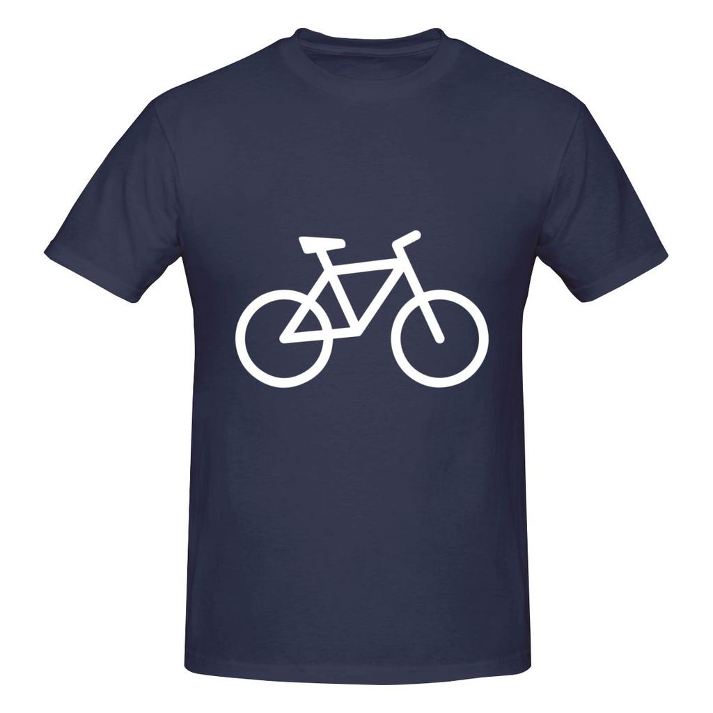 White Bike Bicycle Tshirt Japanese Fresh Tshirt Fitness Leisure Travel Musthave Short Sleeve