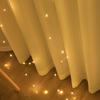 USB Remote-Controlled LED Copper Wire Curtain Fairy Lights – Holiday & Room Decoration with Eight Modes