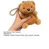 Bag Pendant Cartoon Animal Doll Plush Charm Keychain with Lanyard Soft Fluffy Texture Stress Relief Table Companion