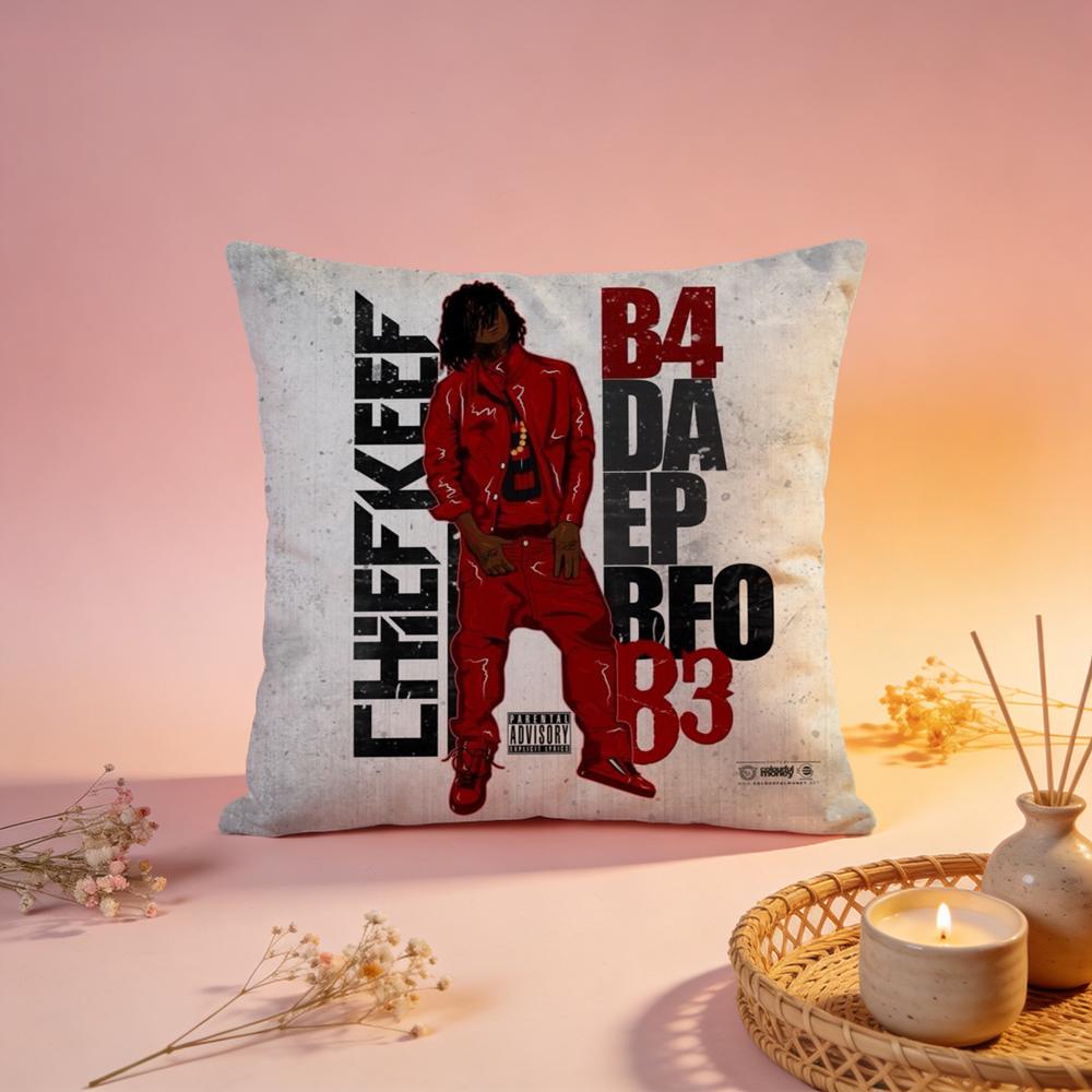 Stylish CChief Keefable Cushion Cover Comfortable Durable Pillow Cover MultiScene for Home Office Car Sofa