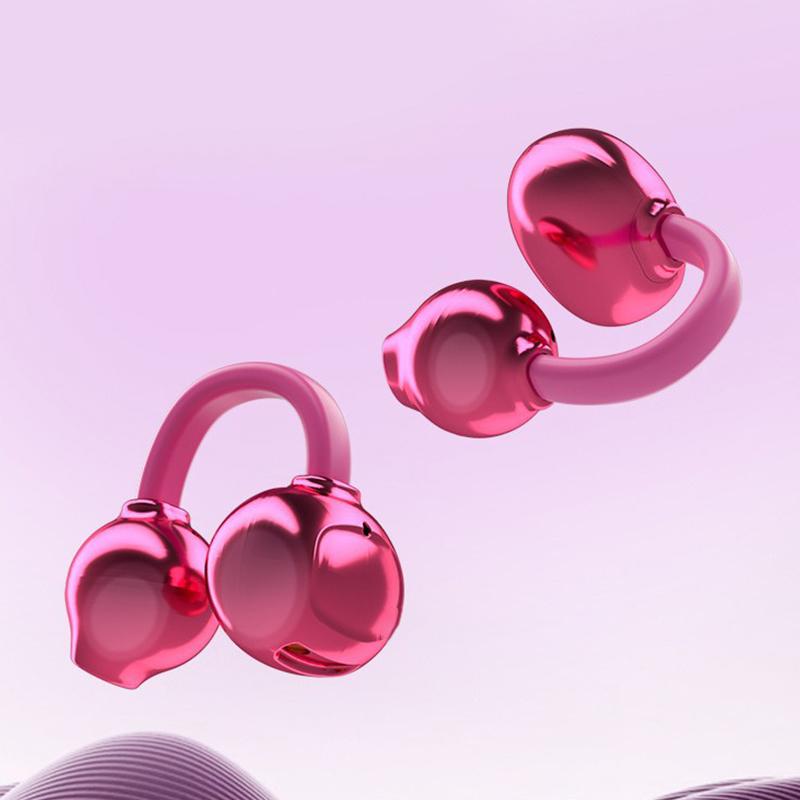1 Set Noise-Canceling Ear Clips X22 Clip-On Wireless Bluetooth Headphones Type-C Charging For Gift