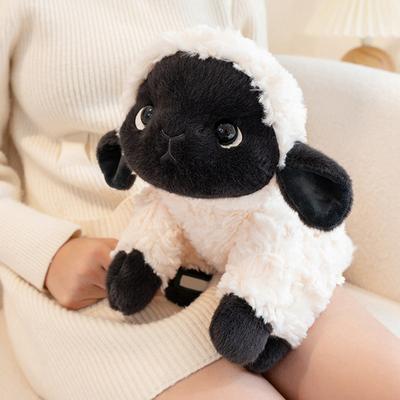 Interactive Soft Lamb Plush Toy Cuddle Companion Kids Family Bonding Activity Comfort Doll Hugging Stuffed Animal Toy