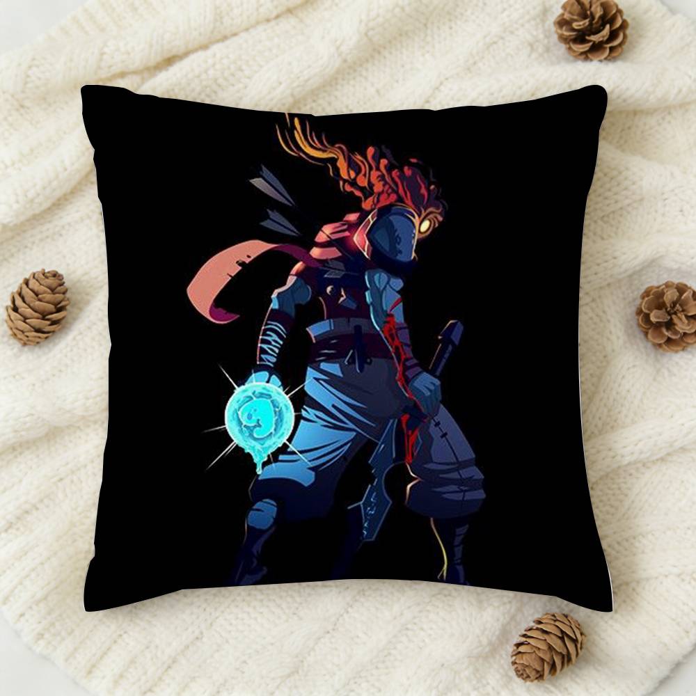 DDead Cells Game Doublesided Printed Square Decorative Cushion Cover for Sofa Living Room Home Decor