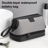 Travel Toiletry Bag Dry Wet Separation Waterproof Zipper Portable Men Women Cosmetic Makeup Bag Toiletries Organizer Pouch