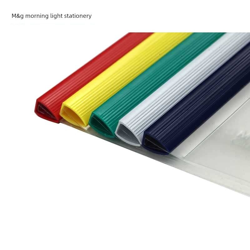 M & G Stationery Slide Grip Report Cover A4 Bar File Folder Transparent Folder 5mm Narrow Rod Single Page File Adm94519