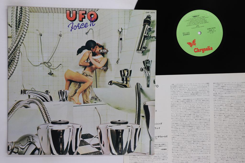 LP Record UFO  Force It CHR1074 CHRYSALIS 1975 Japan Metal Used