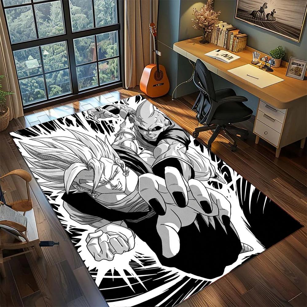 Dragon Ball!Rug Carpet Large Area Rug Non Slip Washable Floor Mat Gamer Room Bedroom Home Decor