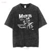 Vintage 90er Misfits Legacy Of Brutality Schwarzes Punkrock Band T-Shirt Größe XL Lang- oder Kurzarm Vintage Gewaschene Streetwear