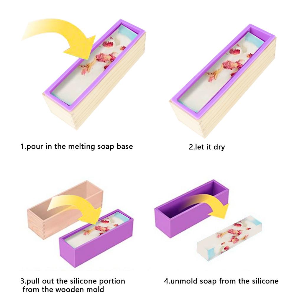 Soap Candle Brd Making Mold Mould Cutter Set Kitchen Making Supplies(Cutter Board Box with Lid )