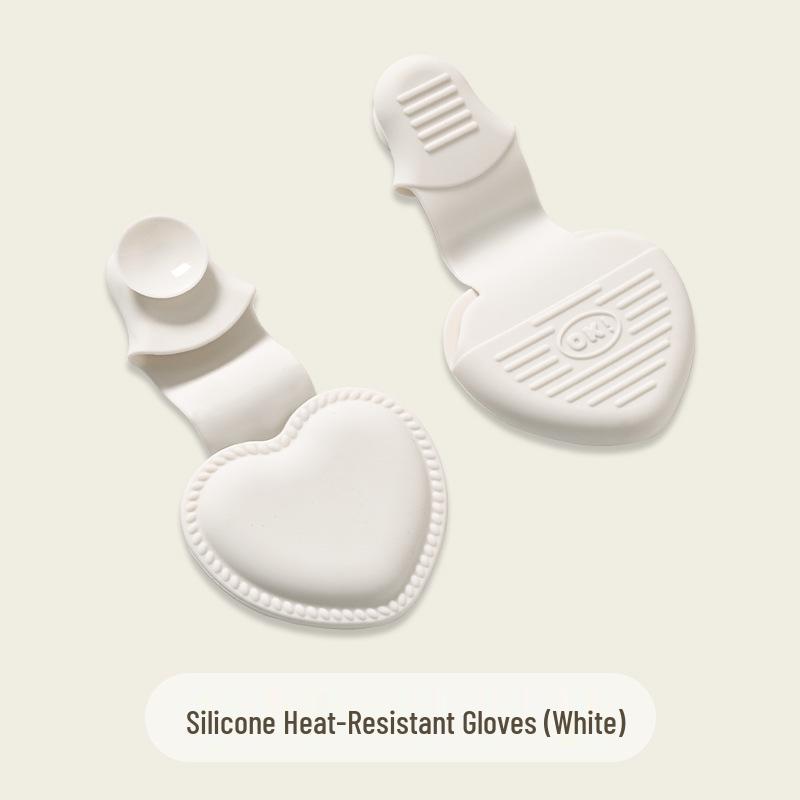 Heat-Resistant Non-Slip Insulated Glove Set for Safe Dish Handling