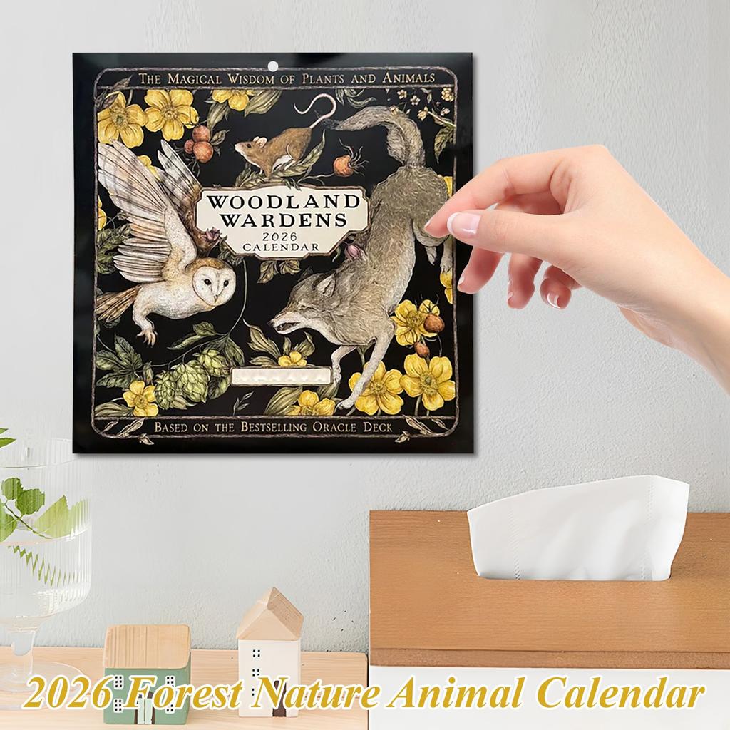 Whispering 2026 Calendar Forest Nature Animal Calendar