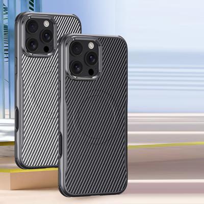 Funda protectora Magsafe para iPhone 16 Pro Max, resistente a la intemperie con fibra de Kevlar y carga inalámbrica para Apple 15, 14, 13 y 12 Pro Max.