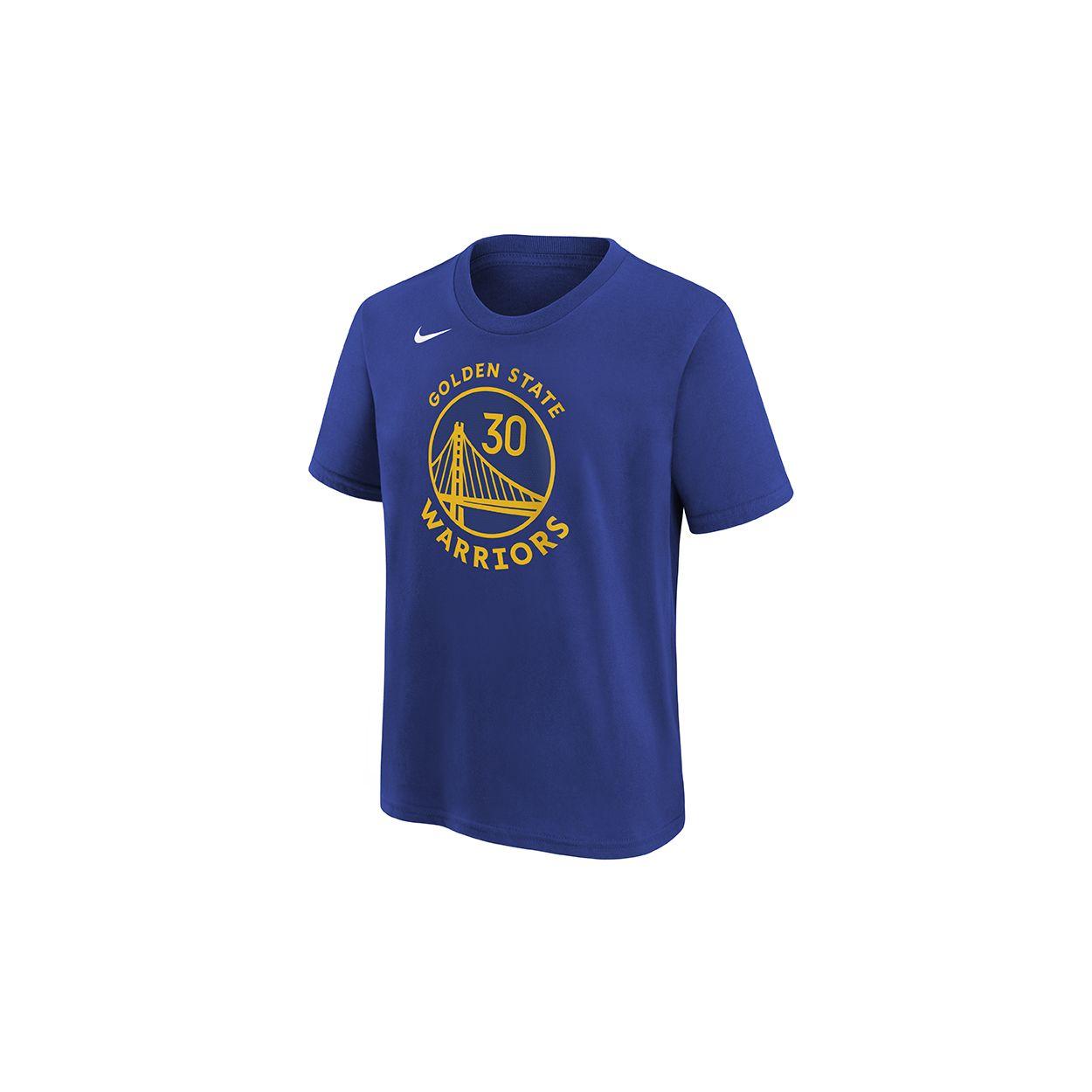 

Nike × NBA Short Sleeve T-Shirt Curry Golden State Warriors 30 Sports Crew Neck Basketball Breathable Top Kids tops 3Z2B7BCMW-WARSC S