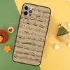 Sheet Music Cover For iPhone 16 15 14 13 12 11 Pro Max Plus Mini 7 8 X XS Max XR Phone Case