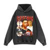 Unisex Oversized Cotton Hoodie With Graphic Print Loose Fit Streetwear Sweatshirt Men Women