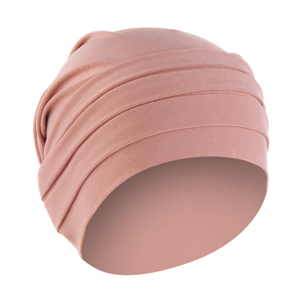 Femei Toamnă Iarnă Încrustate Cald Solid Musulman Cap Pălărie Wrap Esarfă Cap