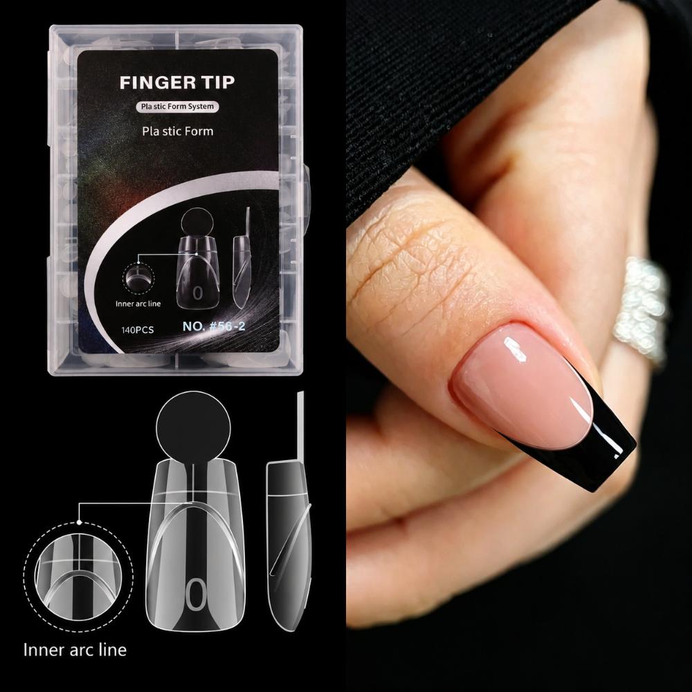 Quick Extension French Nail Dual Forms 14 Sizes Acrylic Nail Art Mold  Nail Art